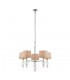 5 Light Multi Arm Ceiling Pendant Chandelier Polished Nickel, E14 - 1
