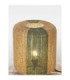 Dena Cylindrical Table Lamp Natural Green E27 1x12W-6