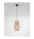 Riu Pendant Ceiling Light Natural Sandy Black E27 1x12W-3