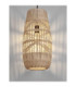 Riu Pendant Ceiling Light Natural Sandy Black E27 1x12W-5