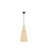 Rielo 19.5cm Dome Pendant Ceiling Light Natural Sandy Black E27 1x12W-1