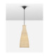 Rielo 19.5cm Dome Pendant Ceiling Light Natural Sandy Black E27 1x12W-4