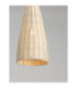 Rielo 19.5cm Dome Pendant Ceiling Light Natural Sandy Black E27 1x12W-6