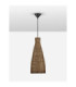 Rielo 19.5cm Dome Pendant Ceiling Light Brown Sandy Black E27 1x12W-3