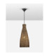 Rielo 19.5cm Dome Pendant Ceiling Light Brown Sandy Black E27 1x12W-4