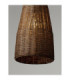 Rielo 19.5cm Dome Pendant Ceiling Light Brown Sandy Black E27 1x12W-6