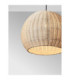 Rielo 39cm Dome Pendant Ceiling Light Natural Sandy Black E27 1x12W-8