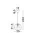 Rielo 39cm Dome Pendant Ceiling Light Natural Sandy Black E27 1x12W-9
