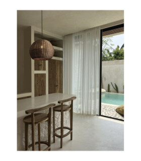 Rielo 39cm Dome Pendant Ceiling Light Brown Sandy Black E27 1x12W-2
