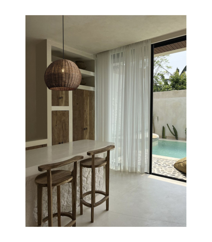 Rielo 39cm Dome Pendant Ceiling Light Brown Sandy Black E27 1x12W-2