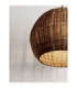 Rielo 39cm Dome Pendant Ceiling Light Brown Sandy Black E27 1x12W-7