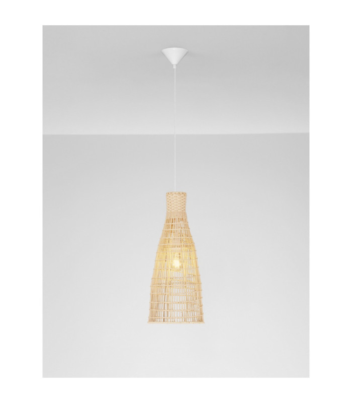 Niro 24cm Dome Pendant Ceiling Light Natural E27 1x12W-4