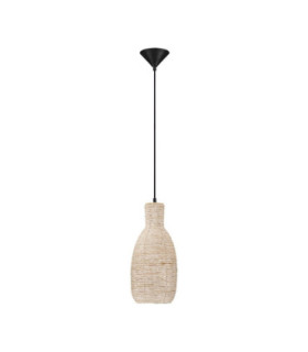 Ona Dome Pendant Ceiling Light Natural Sandy Black E27 1x12W-1