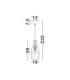 Ona Dome Pendant Ceiling Light Natural Sandy Black E27 1x12W-6