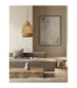 Solita 35cm Dome Pendant Ceiling Light Honey Sandy Black E27 1x12W-2