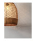 Solita 35cm Dome Pendant Ceiling Light Honey Sandy Black E27 1x12W-8