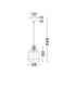 Solita 35cm Dome Pendant Ceiling Light Honey Sandy Black E27 1x12W-9