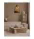 Solita 35cm Dome Pendant Ceiling Light Brown Sandy Black E27 1x12W-2