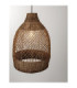 Solita 35cm Dome Pendant Ceiling Light Brown Sandy Black E27 1x12W-6
