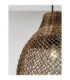 Solita 35cm Dome Pendant Ceiling Light Brown Sandy Black E27 1x12W-7