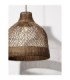 Solita 40.5cm Dome Pendant Ceiling Light Brown Sandy Black E27 1x12W-2