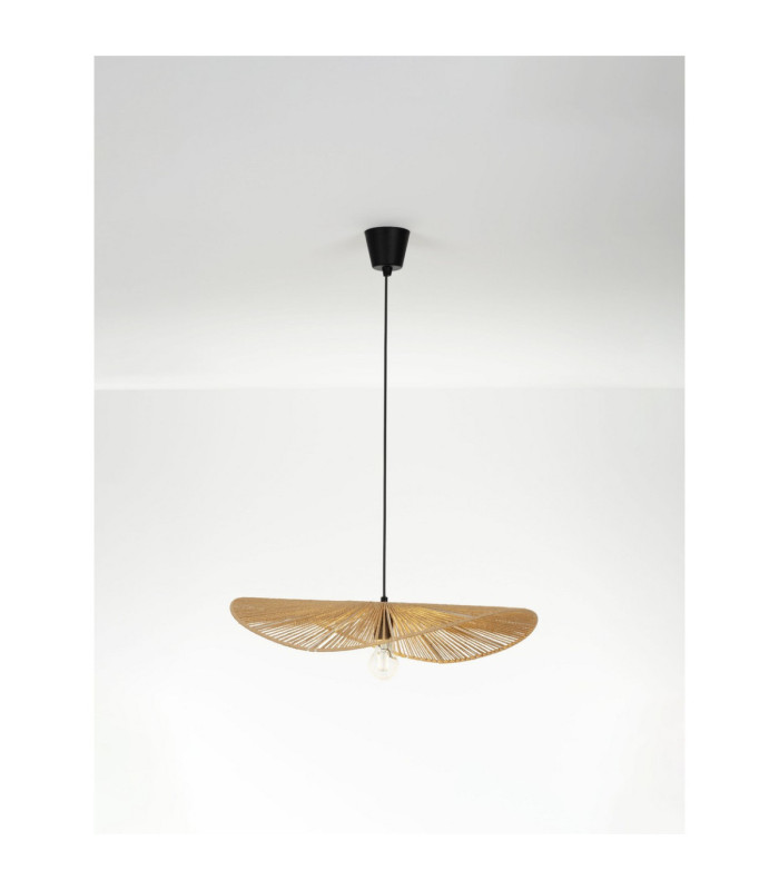 Siara Pendant Ceiling Light Natural E27 1x12W-4