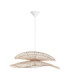 Artic Dome Pendant Ceiling Light Natural Sandy White E27 1x12W-1