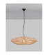 Bola 85cm Wire Frame Pendant Ceiling Light Natural E27 1x12W-3
