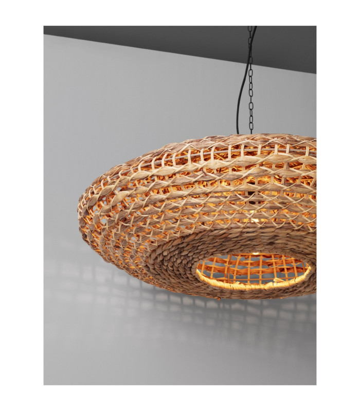 Bola 85cm Wire Frame Pendant Ceiling Light Natural E27 1x12W-5