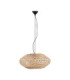 Bola 58cm Wire Frame Pendant Ceiling Light Natural E27 1x12W-1