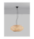 Bola 58cm Wire Frame Pendant Ceiling Light Natural E27 1x12W-3