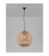 Bola 50cm Wire Frame Pendant Ceiling Light Natural E27 1x12W-3