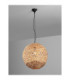 Bola 50cm Wire Frame Pendant Ceiling Light Natural E27 1x12W-5