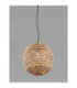 Bola 50cm Wire Frame Pendant Ceiling Light Natural E27 1x12W-6