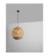 Bola 50cm Wire Frame Pendant Ceiling Light Natural E27 1x12W-8