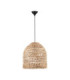 Bola 40cm Wire Frame Pendant Ceiling Light Natural E27 1x12W-1
