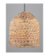 Bola 40cm Wire Frame Pendant Ceiling Light Natural E27 1x12W-4