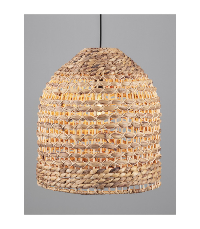 Bola 40cm Wire Frame Pendant Ceiling Light Natural E27 1x12W-4
