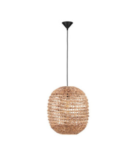 Bola 42cm Wire Frame Pendant Ceiling Light Natural E27 1x12W-1