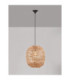 Bola 42cm Wire Frame Pendant Ceiling Light Natural E27 1x12W-4