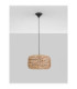 Ponn Wire Frame Pendant Ceiling Light Natural Sandy Black E27 1x12W-3