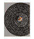 Melody Wire Frame Pendant Ceiling Light Black E27 1x12W-7