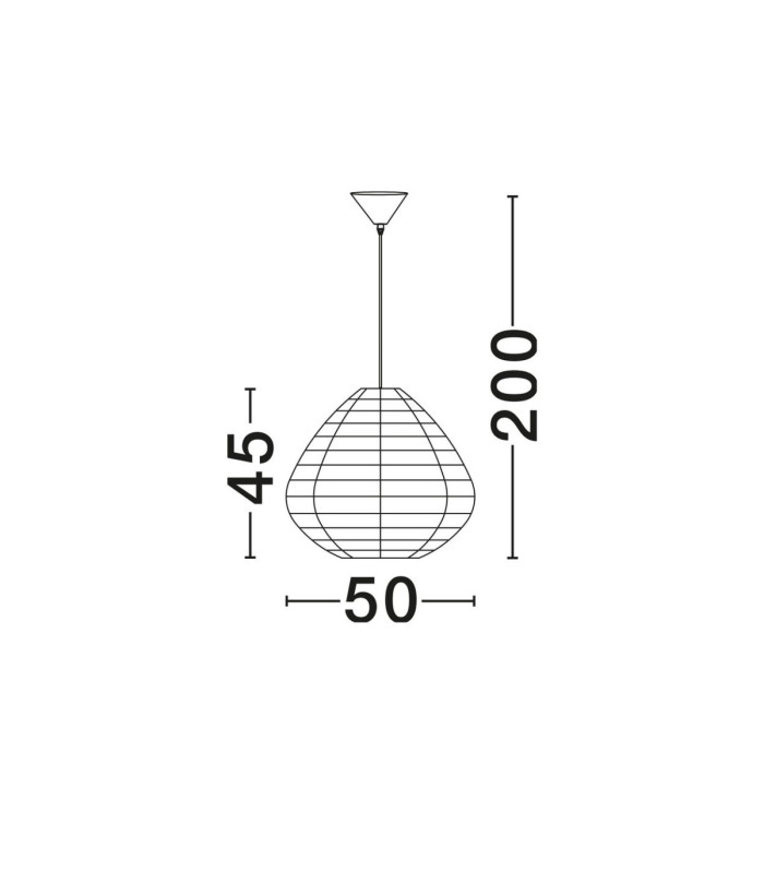 Melody Wire Frame Pendant Ceiling Light Black E27 1x12W-8