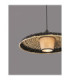 Capa Dome Pendant Ceiling Light Natural Black E27 1x12W-5