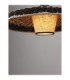 Capa Dome Pendant Ceiling Light Natural Black E27 1x12W-6