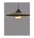 Capa Dome Pendant Ceiling Light Natural Black E27 1x12W-7