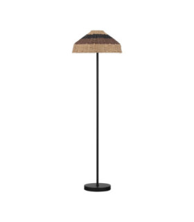 Capa Floor Lamp Natural Black Brown E27 1x12W-1