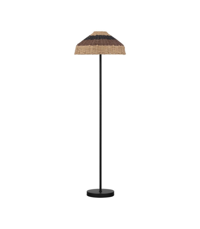 Capa Floor Lamp Natural Black Brown E27 1x12W-1