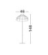 Capa Floor Lamp Natural Black Brown E27 1x12W-10