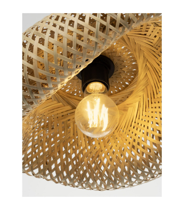Adaline 42cm Dome Pendant Ceiling Light Natural E27 1x12W-7